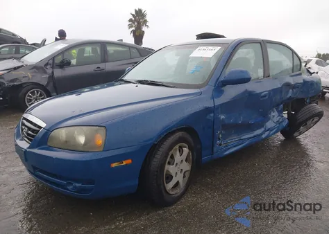 2005 Hyundai Elantra Gls/Gt from USA, damaged, VIN KMHDN46D35U925338